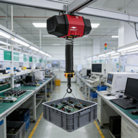 Nueva Grúa Torre Eléctrica Inteligente Autoportante de 1T con Brazo Oscilante