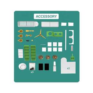 การตรวจสอบ DIY สถานีอากาศฝนพืชการเจริญเติบโตการทดลองวิทยาศาสตร์การศึกษา STEM Plant เขาวงกตของเล่น - Product Image 4