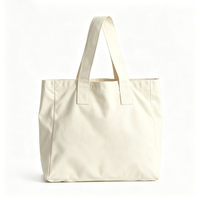 Sac fourre-tout en coton pur, micro-tissé, réutilisable, compact, résistant à l'usure, durable, pour les vacances, les trajets quotidiens et le transport quotidien