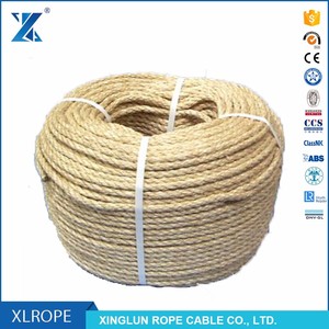 <span class=keywords><strong>Corde</strong></span> en sisal de Manille nouée, torsadée 3 ou 4 brins, <span class=keywords><strong>avec</strong></span> décoration, pour évacuation, agriculture, marron, légère et douce - Product Image 3