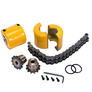 OEM ODM fornitura di fabbrica su misura grande passo di distribuzione catena in acciaio pignone doppia ruota pulegge pignone - Product Image 6