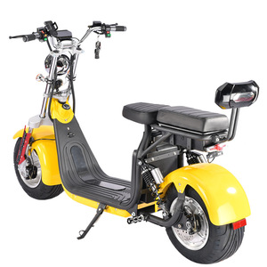 Scooter Eléctrico <span class=keywords><strong>Wolverine</strong></span> de 1500W con Motor Rápido de 60v, Neumático de 10 Pulgadas, Potencia de 1500W, Vehículo Eléctrico Inteligente Citycoco de Dos Ruedas - Product Image 1