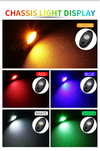 Luces LED Multicolor para Chasis, 9 LED, de Aluminio, para Auto Todoterreno 4x4, Camioneta, Blanco, Amarillo, Azul, Verde, Rojo, Nuevo Modelo - Product Image 4