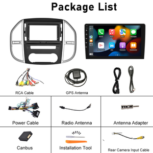 Podofo 10 "Android Autoradio pour <span class=keywords><strong>Mercedes</strong></span>-<span class=keywords><strong>Benz</strong></span> <span class=keywords><strong>Vito</strong></span> 2016 Autoradio Autoradio Carplay Android Auto GPS Wifi Hifi RDS - Product Image 6