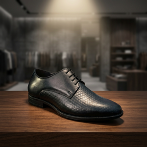 Chaussures en cuir véritable personnalisées pour hommes BS International BI-01 – Écologiques, légères, confortables et élégantes pour occasions formelles - Product Image 2