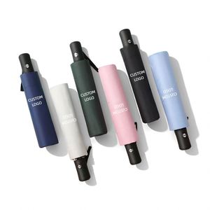 Factory Supplier Wholesale Automatic Opening and Closing <b>Windproof</b> Folding Rain <b>Umbrella</b> Customization With Logo - Product Image 3