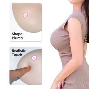 Mastektomi için hafif ve yumuşak silikon yapay meme yanlış göğüsler geliştirme pedi - Product Image 4