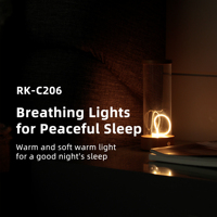 RK-C206 lampu malam rumah pintar Quantum Sensor sentuh dapat diisi ulang baru