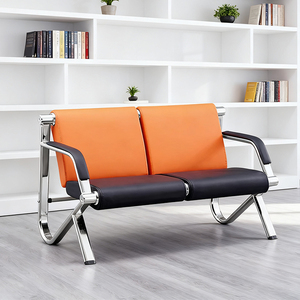 เก้าอี้หนังหรูหราทันสมัยสำหรับใช้ในสนามบิน สำนักงาน โรงพยาบาล โรงแรม โรงเรียน <span class=keywords><strong>ห้า</strong></span>งสรรพสินค้า - ทนทาน - Product Image 4