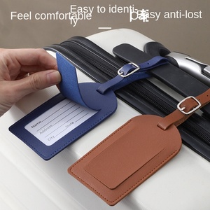 Etiquetas de Equipaje Personalizadas Proins al por Mayor, Etiquetas de Cuero PU para Maletas, Aptas para Bolsas de Computadora, Carritos de Bebé - Product Image 2