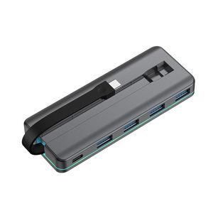 Base de Conexión PD100W con Carga Rápida 5 en 1, Puertos Tipo C, Hub Delgado para Transferencia de Datos, Hub USB Portátil de <span class=keywords><strong>5GB</strong></span> para Computadora y Móvil - Product Image 3