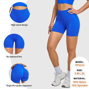 Pantalon de sport pour <span class=keywords><strong>femme</strong></span>, moulant, sans couture, séchage rapide, effet push-up, taille haute, sensation seconde peau, pour course, cyclisme, gym et yoga en extérieur - Product Image 2