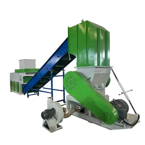 OUNAISI China High Output Waste Pe Film Mpp Pipe Production Recycling Line Plastic Shredder Crusher Machine