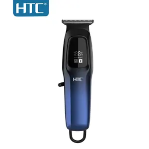 Trimmer HTC AT-578 T-blade Professional Hair Clipper Barber Salon Use Hair Cutting Silent Trimmer Portable
