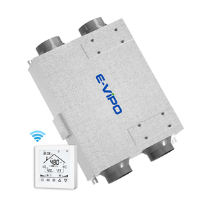ระบบระบายอากาศ E-VIPO ERV Home Fresh Air HVAC พร้อมระบบระบายความชื้น ประหยัดพลังงาน พร้อมระบบกู้คืนความร้อน MVHR ควบคุมอัจฉริยะผ่าน WiFi - Product Image 2