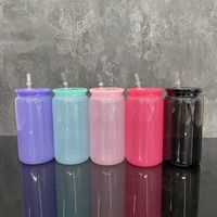 Canette de bière en gros pour autocollants vinyle ou UV DTF, prix abordable, canette en plastique acrylique Libbey de 16 oz, idéale pour les enfants à l'école