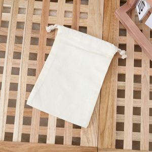Bolsa de Almacenamiento con Cordón de Algodón Reciclable de Alta Calidad con Logotipo Personalizado, Impresión Serigráfica Ecológica, para Pegatinas de Velas y Regalos - Product Image 5