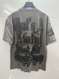 C'EST UN BEAUCOUP ÉNORME DE COUPH SIROP Top Qualité 100% Coton Américain Minimaliste À La Mode De Marque En Gros Lâche T-shirt Décontracté - Product Image 3