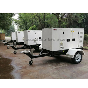 Shangchai movebale Trailer loại xách tay DIESEL Máy phát điện 60Hz 20kW Máy phát điện im lặng weichai động cơ - Product Image 3