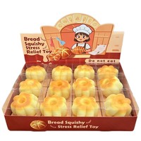 Jouet Squishy en forme de Baozi simulé, à rebond lent, doux à presser, jouet anti-stress pour enfants et adultes, vente en gros