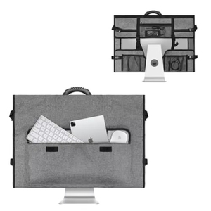 Travel <b>Storage</b> Bag Compatible Desktop <b>Computer</b> Portable Carrying Case Compatible with Monitor Black Laptop <b>Computer</b> Travel Bag - Product Image 1