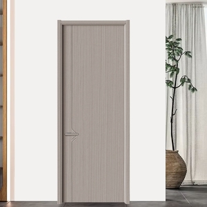 Puertas Interiores de Madera Natural Tratada Térmicamente, Recién Promocionadas, con Aislamiento Acústico y Acabado Antirayaduras para Baño, Hospital y Apartamento - Product Image 1