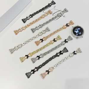 Correa de Reloj Transpirable de Aleación con Diamantes de Imitación <span class=keywords><strong>para</strong></span> Relojes <span class=keywords><strong>Ultra</strong></span> 10/9/8/7/6/5/4/3/2/1SE Series, Correa Elegante y Delgada <span class=keywords><strong>para</strong></span> <span class=keywords><strong>Mujer</strong></span> - Product Image 2
