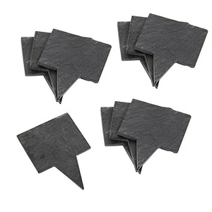 Étiquette de fromage en <span class=keywords><strong>ardoise</strong></span> naturelle, outil de cuisine pour le fromage, étiquette de fromage en <span class=keywords><strong>ardoise</strong></span> marquée à la craie - Product Image 5