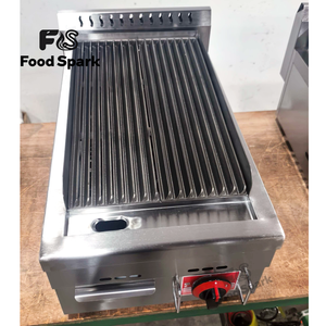 Parrilla de <span class=keywords><strong>Gas</strong></span> Comercial con Piedras Volcánicas, Barbacoa de Mesa con Piedras Volcánicas para un Sabor Ahumado Auténtico |   Equipamiento para Restaurantes <span class=keywords><strong>y</strong></span> Bares - Product Image 3