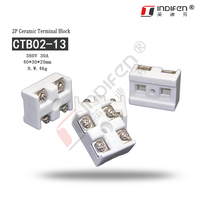 Bloque de Terminales y Conector Cerámico INDIFEN CTB02-13 para Aplicaciones Eléctricas en PCB