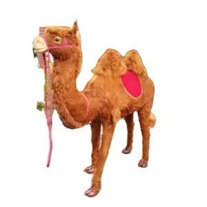 Faux bont knuffel levensgrote kerststal camel zacht speelgoed