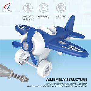 Chengji 2025 Take Apart Toy Kids教育用幹アセンブリ分解航空機プレイセットDiy Plane withスクリュードライバー - Product Image 4