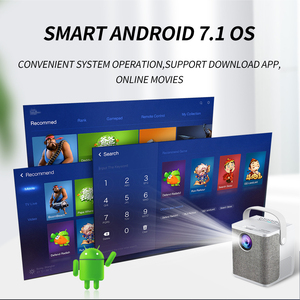 Máy Chiếu LED LD01 RK3128 1GB 8GB, Hệ Điều Hành Android 7.1, 2 Wifi, 2.4G + 5G, Tích Hợp Loa 720P, Máy Chiếu Phim, Rạp Hát Tại Nhà Kỹ Thuật Số - Product Image 4