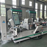 Machine de découpe de profilés de fenêtres CNC-500X4500, scie à double tête CNC haute précision pour fenêtres et portes en aluminium