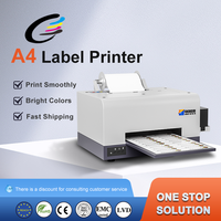 Imprimante d'étiquettes numérique rouleau à rouleau FCOLOR, imprimante d'étiquettes en vinyle par sublimation pigmentaire, machine d'impression d'étiquettes de bureau A4