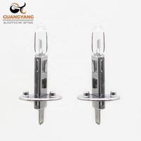Phares halogènes de voiture H1 12V 100W Ampoule halogène en verre de quartz transparent