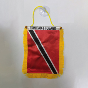 Mini Bandera <span class=keywords><strong>de</strong></span> Coche <span class=keywords><strong>de</strong></span> Granada <span class=keywords><strong>de</strong></span> Poliéster Satinado <span class=keywords><strong>de</strong></span> 4''x6'' con Impresión Digital a Doble Cara - Product Image 2