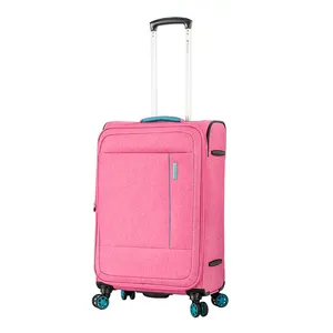 polyester 900D trolley case hard side travel bag set luggage
