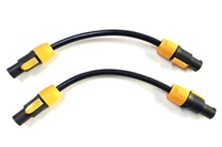 Cable híbrido DMX/XLR de 3 pines a cable de extensión de cable de alimentación combinado Powercon para iluminación de escenario