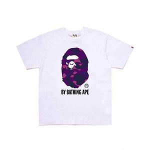 T-shirt imprimé Bapees tendance pour homme, version haute qualité 1:1, collection 2025, motif lettres, style créateur de mode - Product Image 6