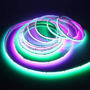 โรงงานขายส่งไฟ LED RGB แถบไฟ LED แบบโค้งงอได้ 24V โปรแกรมได้ สำหรับโคมไฟสร้างบรรยากาศในห้อง - Product Image 6