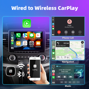 Accessori per Auto EKIY gadget Smart Box Plug And Play 5GHz WiFi connessione veloce 2 in 1 <span class=keywords><strong>Wireless</strong></span> <span class=keywords><strong>CarPlay</strong></span> Android adattatore automatico - Product Image 3