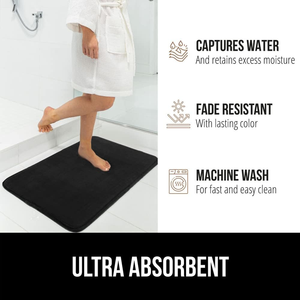 CF Custom Size Super Soft Absorbent Dust-free Foam Bathroom <strong>Mats</strong> Non Slip <strong>Bath</strong> Rug <strong>Mat</strong> <strong>Runner</strong> for Shower Tub Floors - Product Image 4