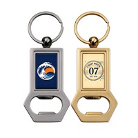 Porte-clés en métal 3D personnalisé, porte-clés en alliage, pendentif avec logo personnalisé, cadeau pour les événements professionnels, accessoires pour voiture et sac à dos