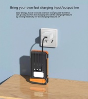 Banco de energía Solar a prueba de agua de fábrica 20000mAh Dual USB cargador de batería de polímero de litio banco de energía Solar de viaje inalámbrico Universal 15W