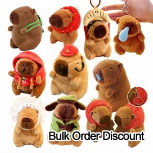 Mini Capibara Plushie Pendant Keychain Cute Animal Accessories for Backpacks Bags and Gifts <b>Stuffed</b> Animal <b>Toys</b> - Product Image 5