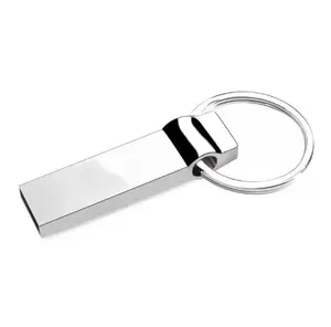 Factory Free Custom Metal USB Flash Drive With Laser Engraving Logo Fashionable Personalized Business Drive