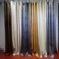 Rideaux Jacquard à Œillets Prêts à Poser, Motif Rayé, Ignifuges, 100% Polyester, Personnalisables, Haute Qualité, Style Français