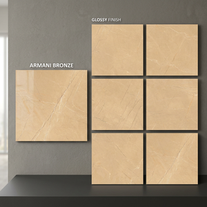 Azulejos de Porcelana Esmaltada Metálica Brillante Vistaar de 800x800 mm, Superficie con Aspecto de Mármol Contemporáneo - Product Image 4