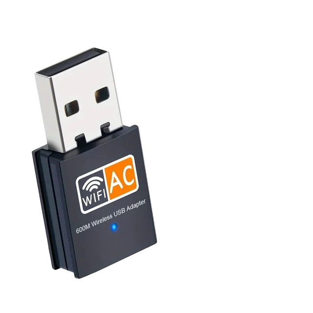 USB WiFi Adapter, 5G/2.4G Dual Band Wireless USB WiFi Adapter For PC, 600Mbps High Speed WiFi Adapter For Desktop PC